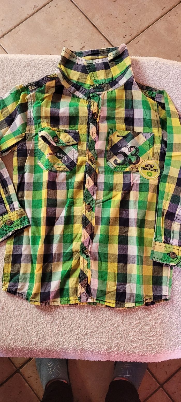 Chemise manches longues