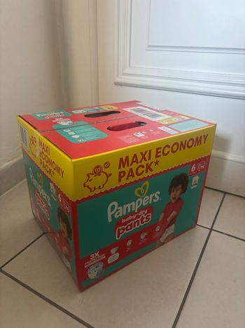 couches plants Pampers taille 6