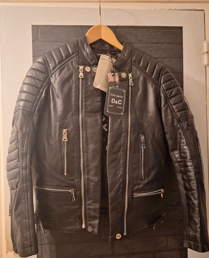 Veste homme cuir neuve