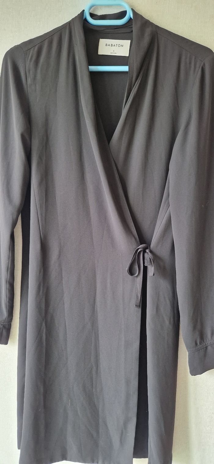 Robe portefeuille noire