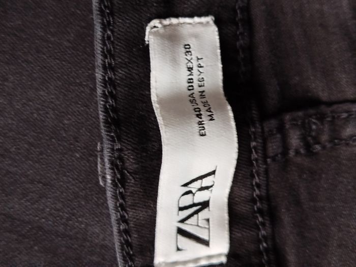 Jean noir Zara taille 50 - photo numéro 3