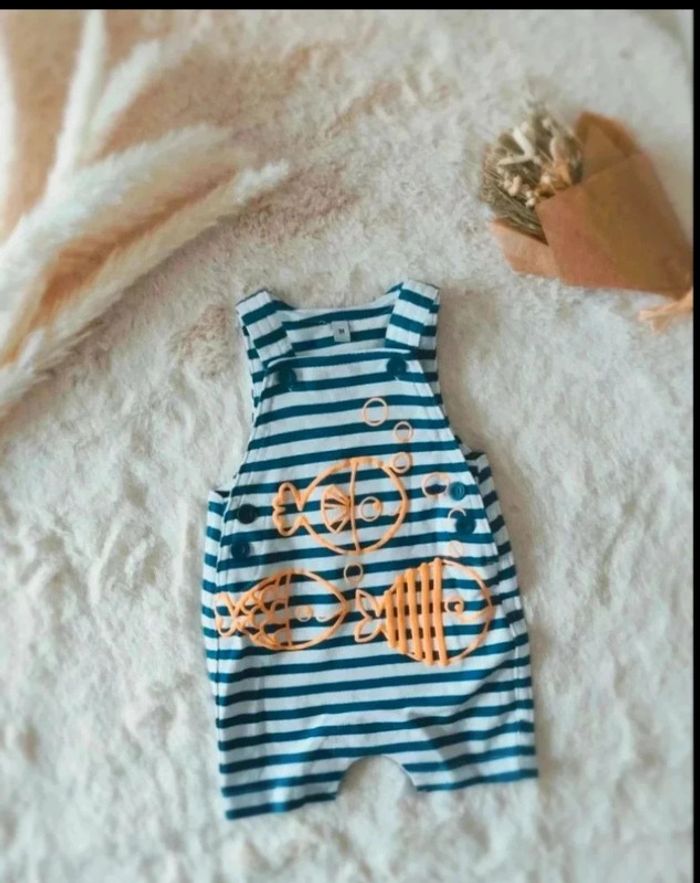 Salopette short