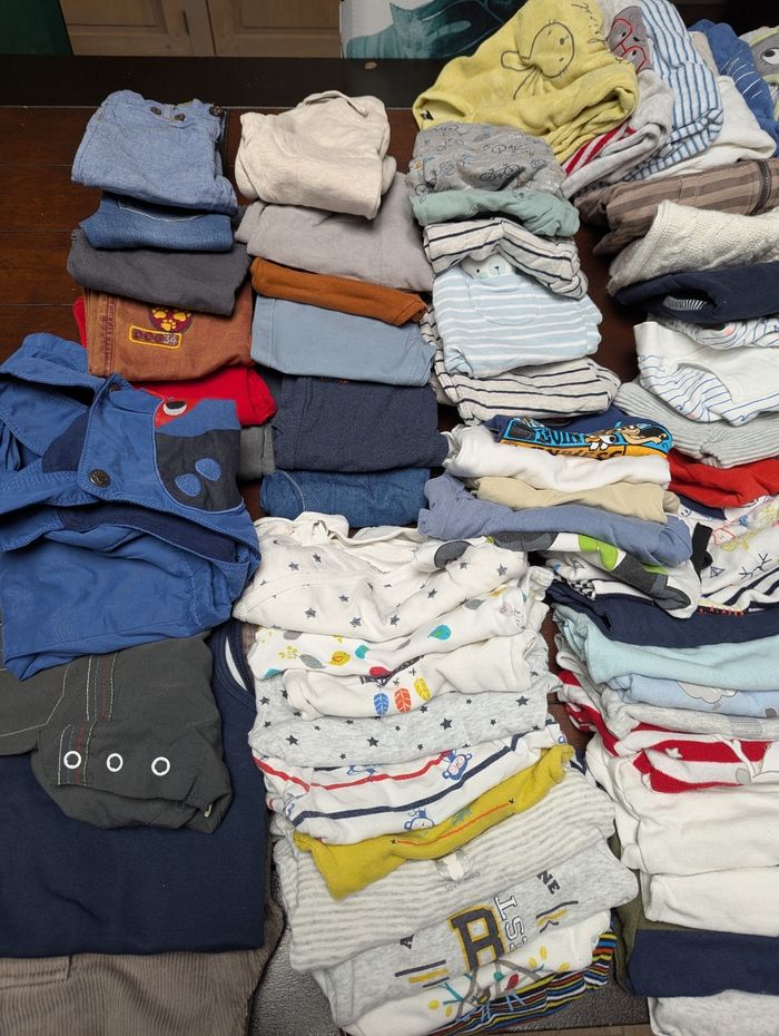 Lot vêtements 9 mois garçon - photo numéro 2