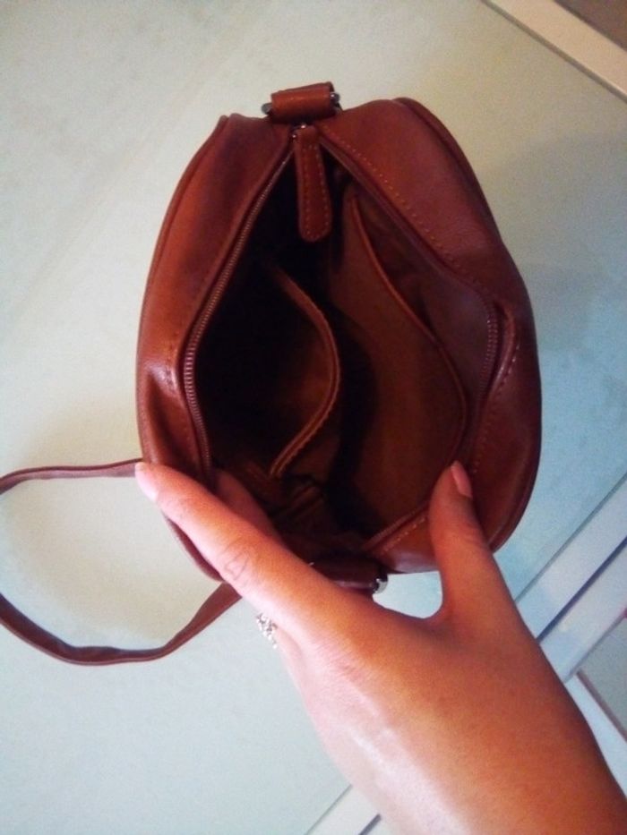 Sac bandoulière marron mixte - photo numéro 4