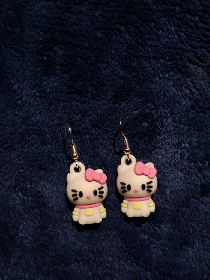 Boucles d'oreilles Kuromi - photo numéro 4