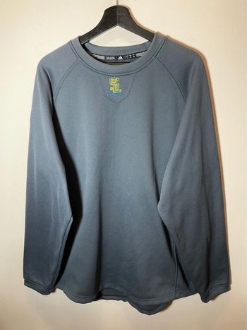 Sweat long pour homme Adidas SL Baseball gris foncé taille L 104