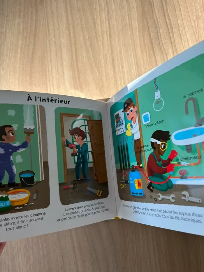 Livre le chantier ma baby encyclopédie Larousse - photo numéro 10