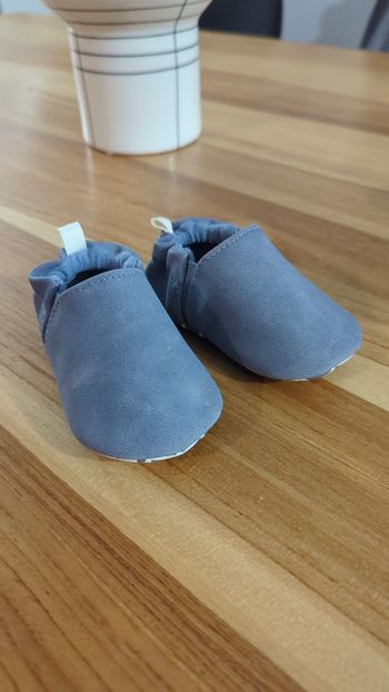 Chaussons souples bébé Kitchoun (Kiabi) - 6/9 mois - Comme neufs