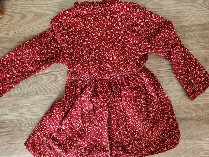 Robe manches longues en velours - photo numéro 2