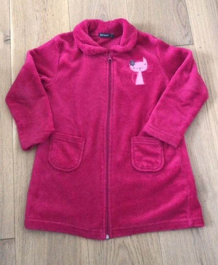 Robe de chambre en peluche motif Chat In Extenso 6 ans