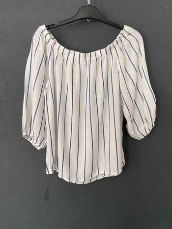 Blouse fluide marinière