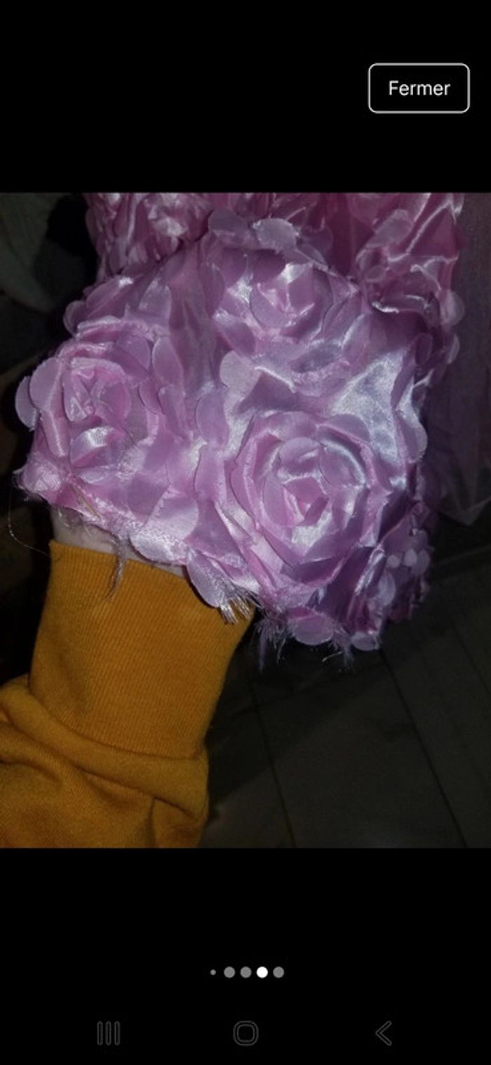 Magnifique robe de cérémonie rose – style princesse - photo numéro 12