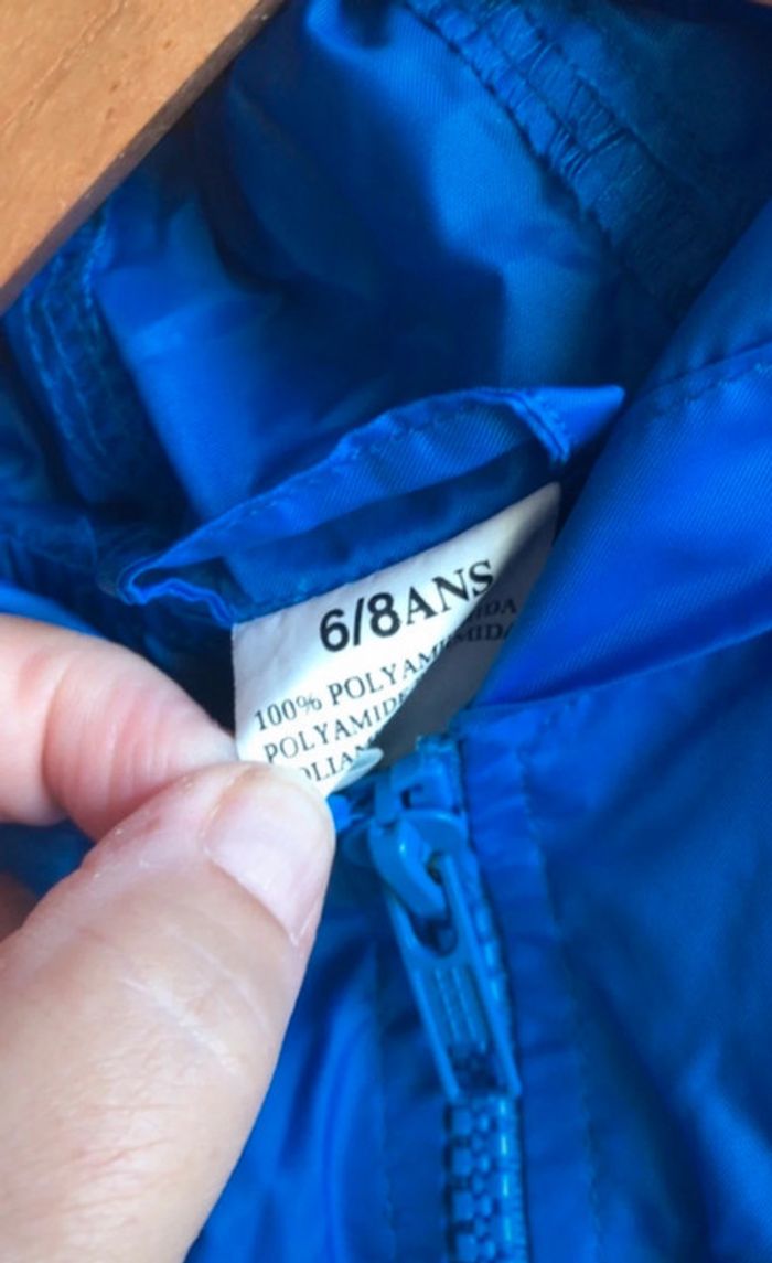 kway 6/8 ans bleu - photo numéro 2