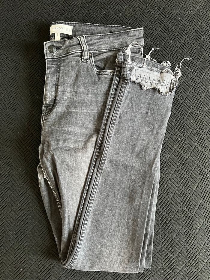 Jeans taille basse gris - photo numéro 2