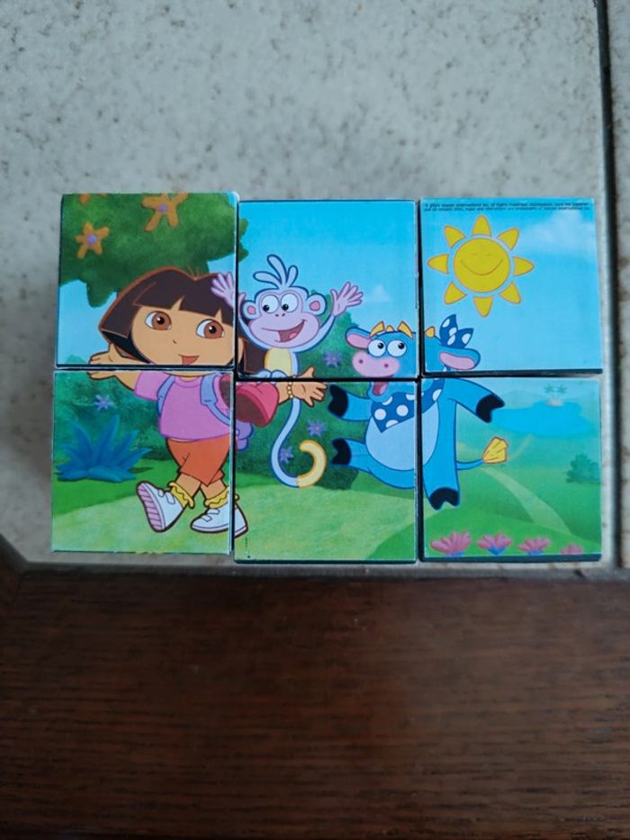 2€ Puzzle cubes 6 faces Dora l'exploratrice - Y2K 2004 - photo numéro 6