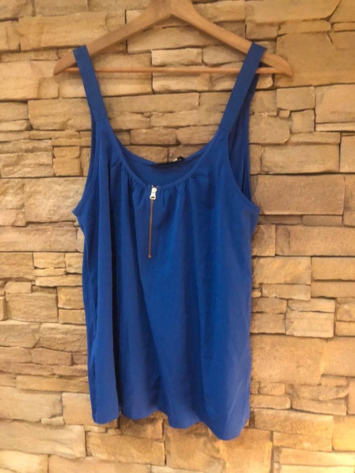 Débardeur bleu taille L - photo numéro 4