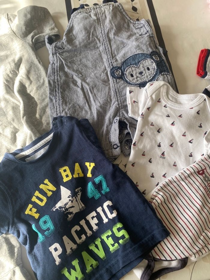 Lot été 3 mois et 6 mois garçon - photo numéro 3