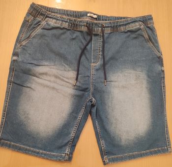 Pantalon jean short #grande taille élastique