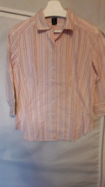 Gap chemisier rose à rayures taille S = 38