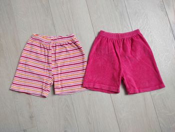 2 shorts en éponge Zeeman 98 cm