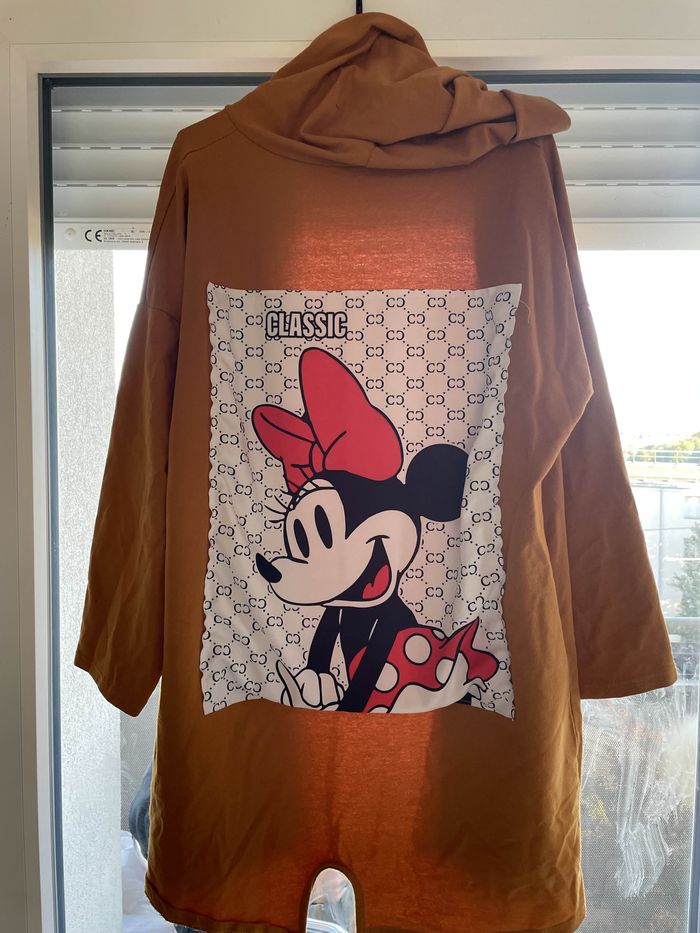 Gilet fin orange Minnie Mouse