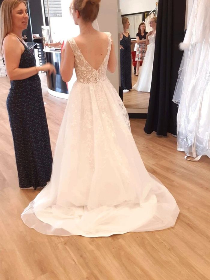 Robe de mariée + jupon - photo numéro 7
