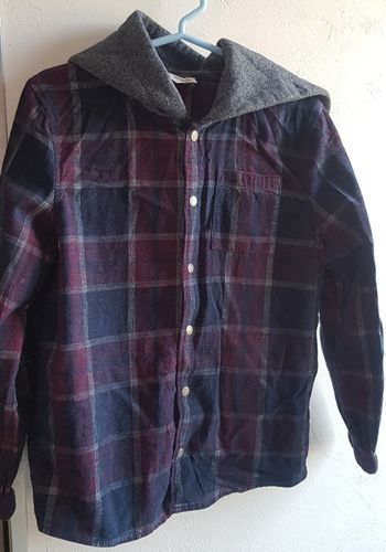 Surchemise ML capuche