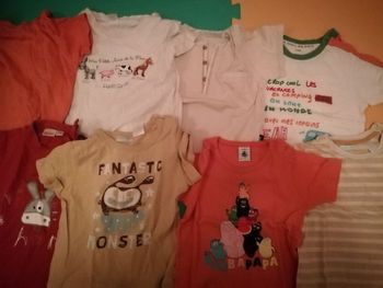 Lot de 8 tee shirt taille 18mois différentes marques