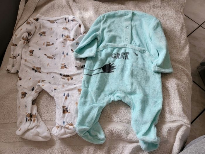 Lot de 6 pyjamas garçon 1 mois - photo numéro 4