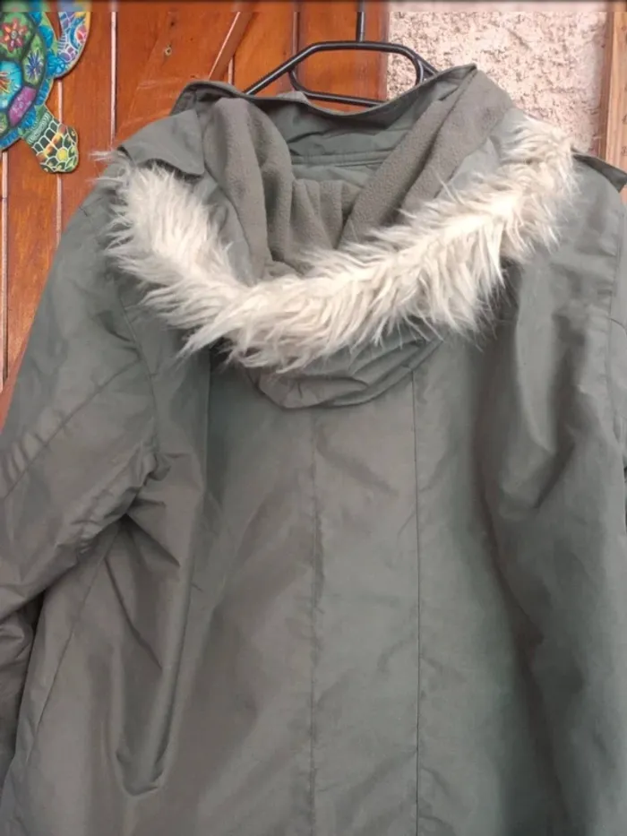 Manteau veste Domyos kaki très bon état 12 ans - photo numéro 8