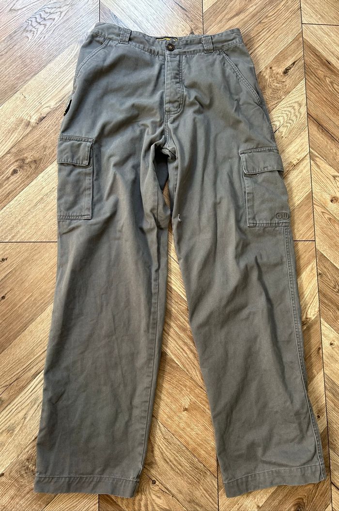 Pantalon Cargo Goody Windy GW - 100% Coton - Kaki / Gris - photo numéro 3
