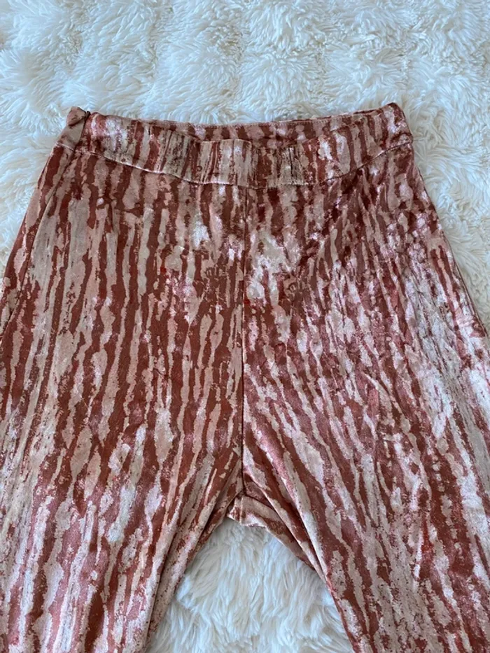 Pantalon large en velours shein taille XS - photo numéro 4
