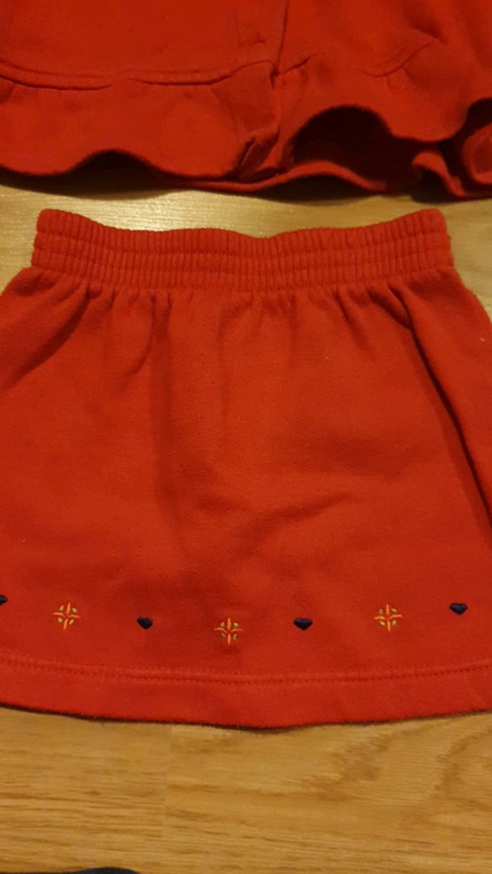 ensemble rouge 2 ans petit caid - photo numéro 2