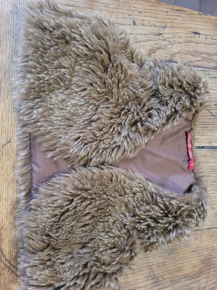 Boléro fausse fourrure marron 3 ans - photo numéro 2