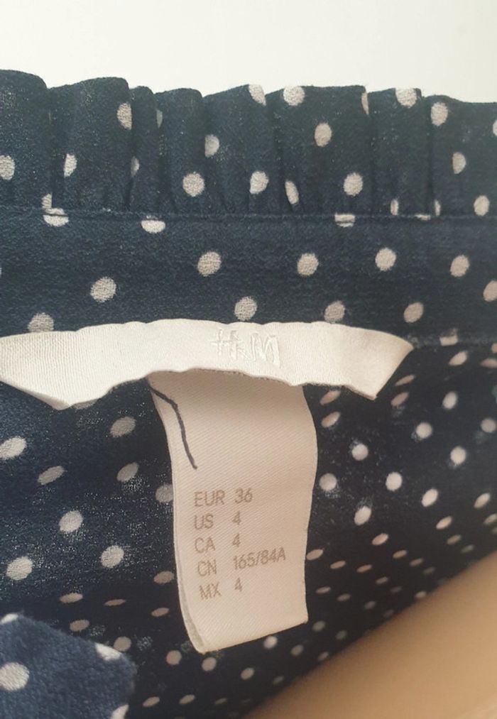 💜 Chemisier taille S 36 H&M #emyfleury_36femme - photo numéro 4