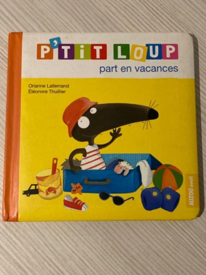 Livre p’tit loup part en vacances - auzou - photo numéro 1
