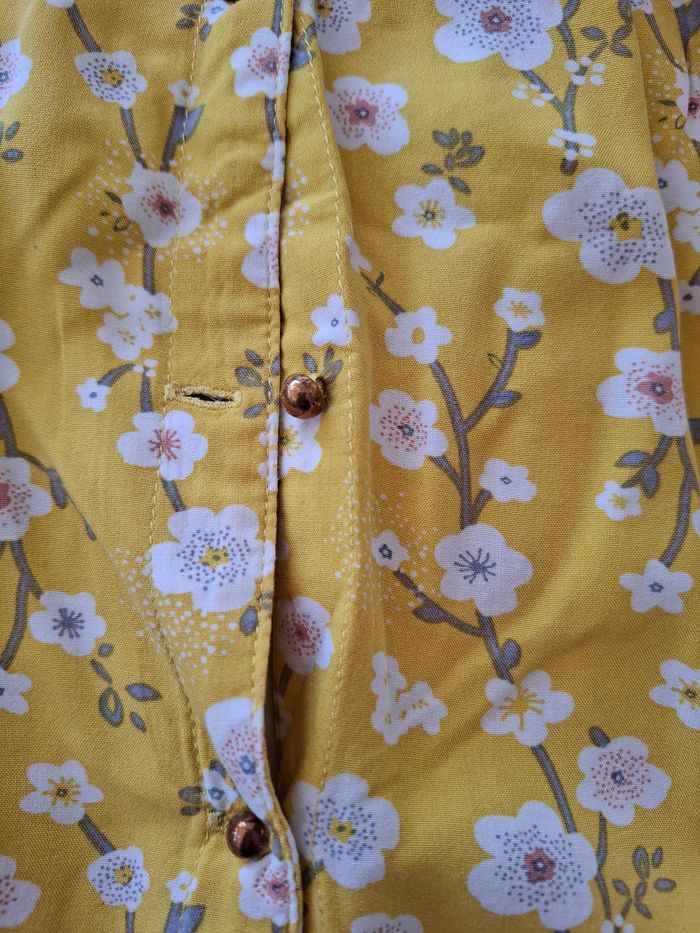 Blouse jaune fleurie kiabi 3 ans - photo numéro 5