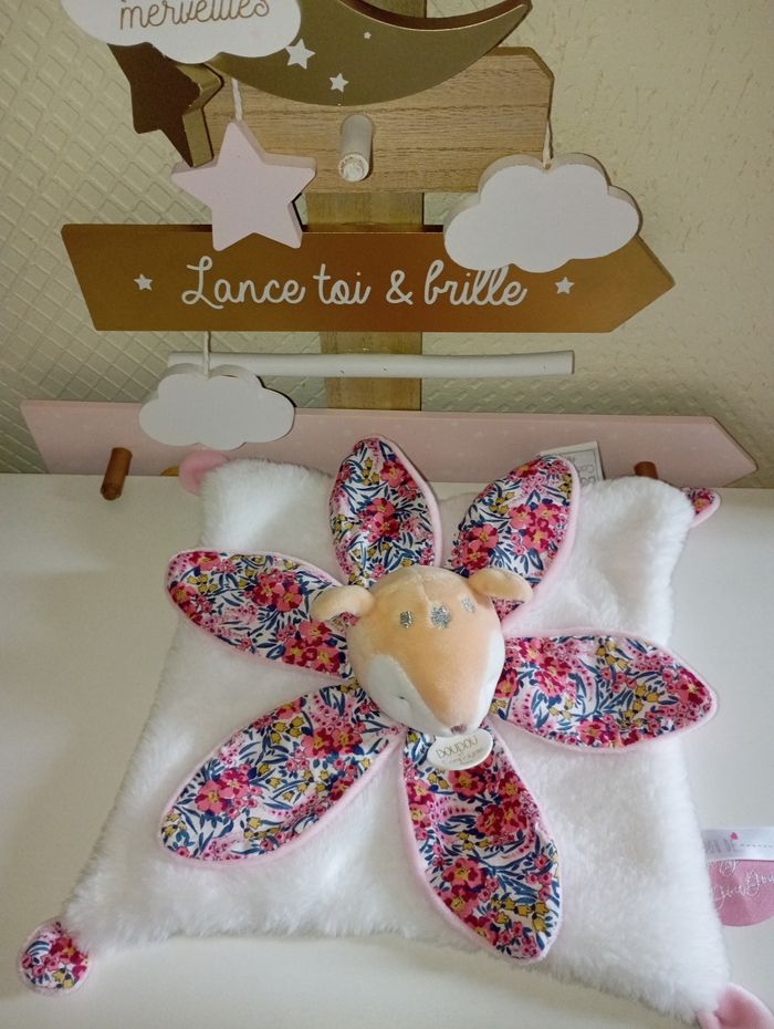 Doudou faon pétales boh'aime doudou et compagnie - photo numéro 3