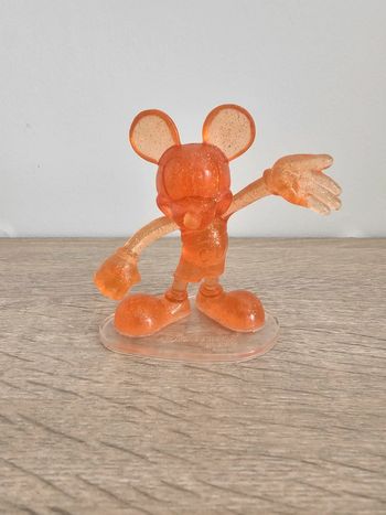 Figurine silicone orange Mickey - Disneyland Paris