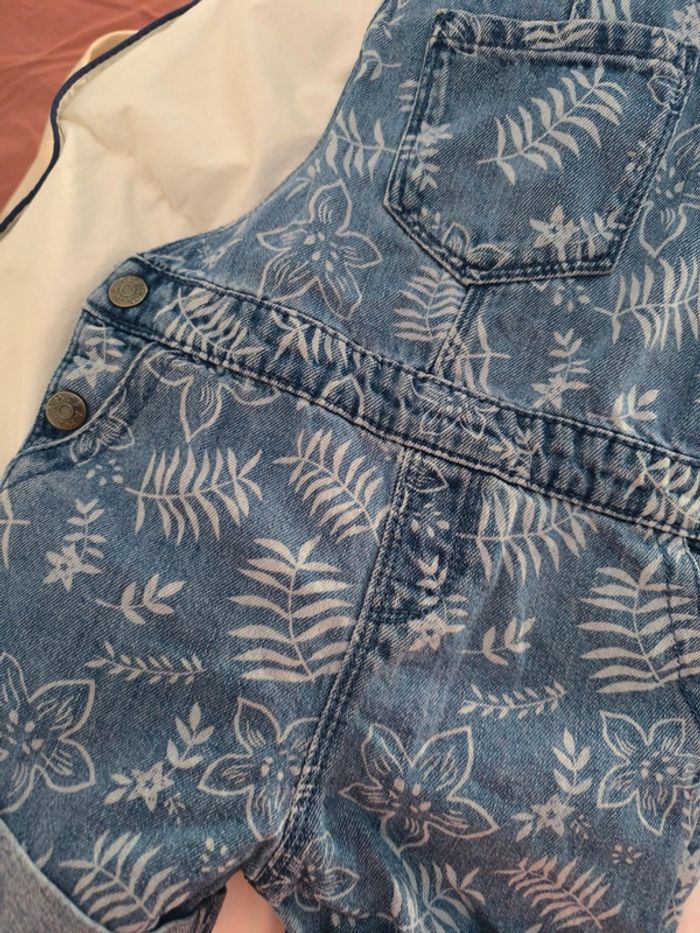 Combishort en jeans DPAM - photo numéro 2