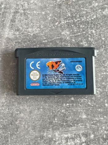 Jeu pour Nintendo Gameboy advance, TY2, tasmanian tiger bush rescue version europe dont le français.