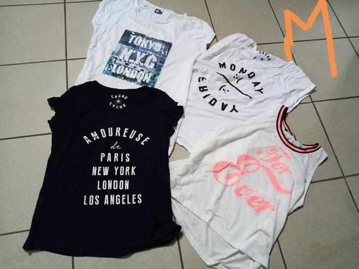 Lot tee shirt taille M femme