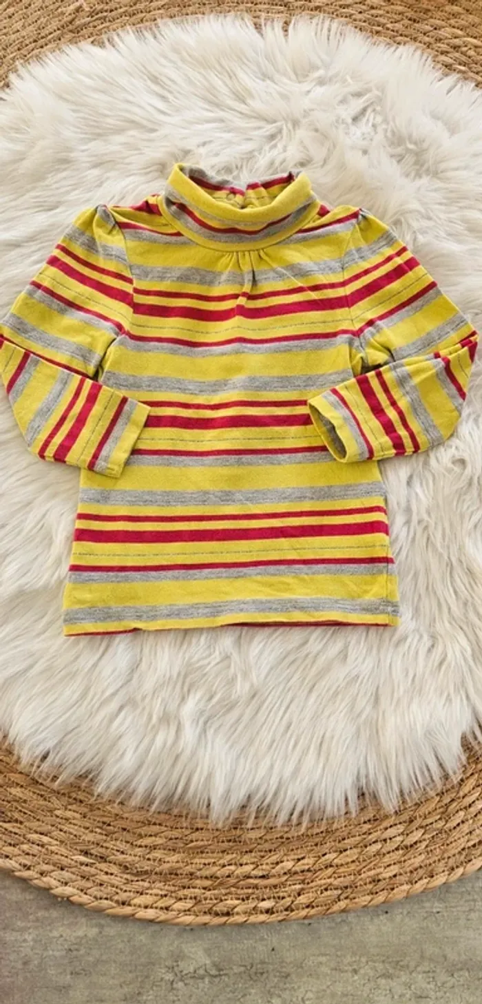 Lot de 6 tee shirts manche longue 18 mois fille - photo numéro 3