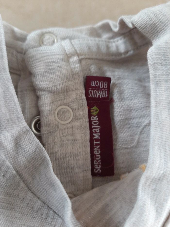 Ensemble tee shirt manches longues + pantalon garçon 18 mois - photo numéro 3