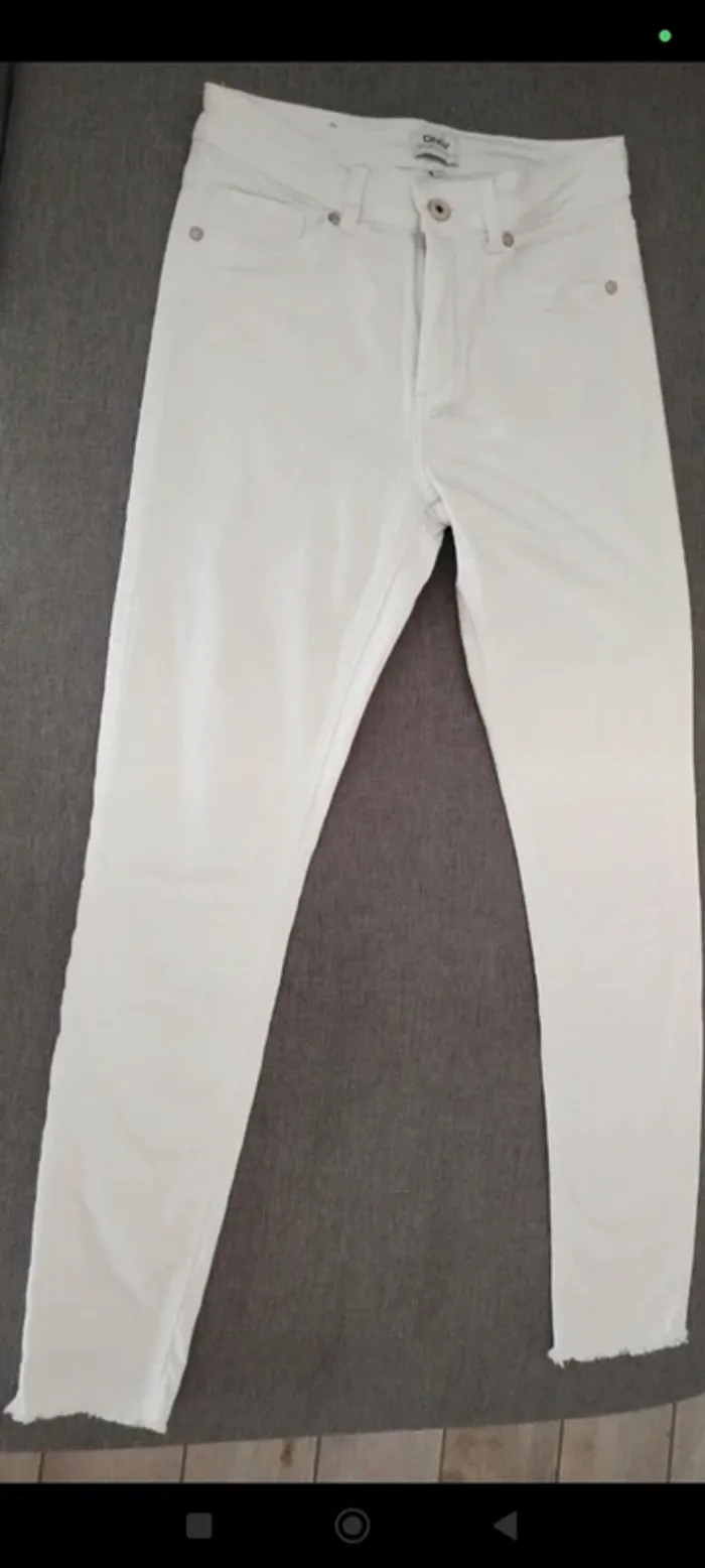 Jean blanc Only