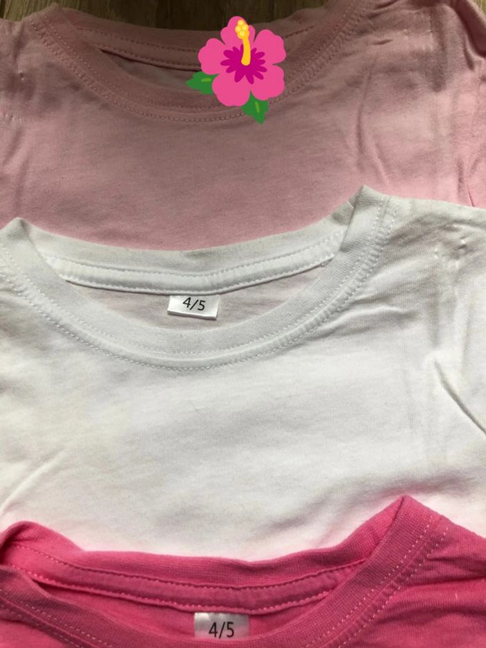 Lot t-shirt 4/5ans boutique indépendante - photo numéro 2