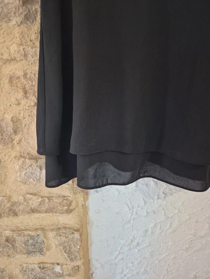 Magnifique débardeur avec bretelles croisées dans le dos noir Etam taille 34 - photo numéro 2