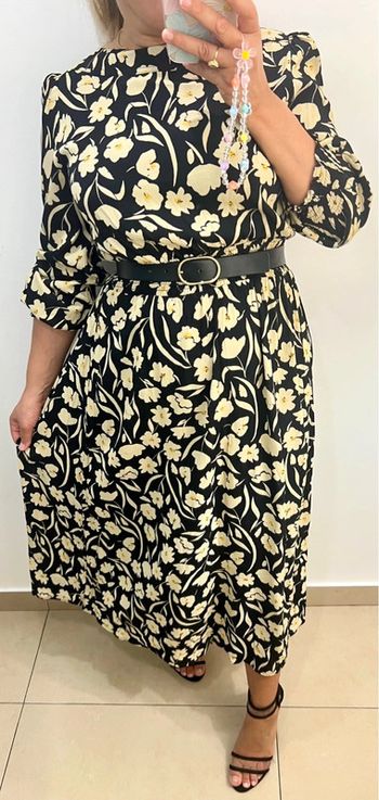 Robe longue à fleurs taille 40