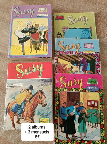 5 BD vintage Suzy années 80