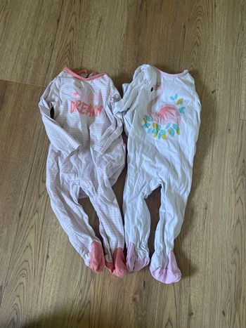 Lot deux pyjamas coton 18 mois orchestra